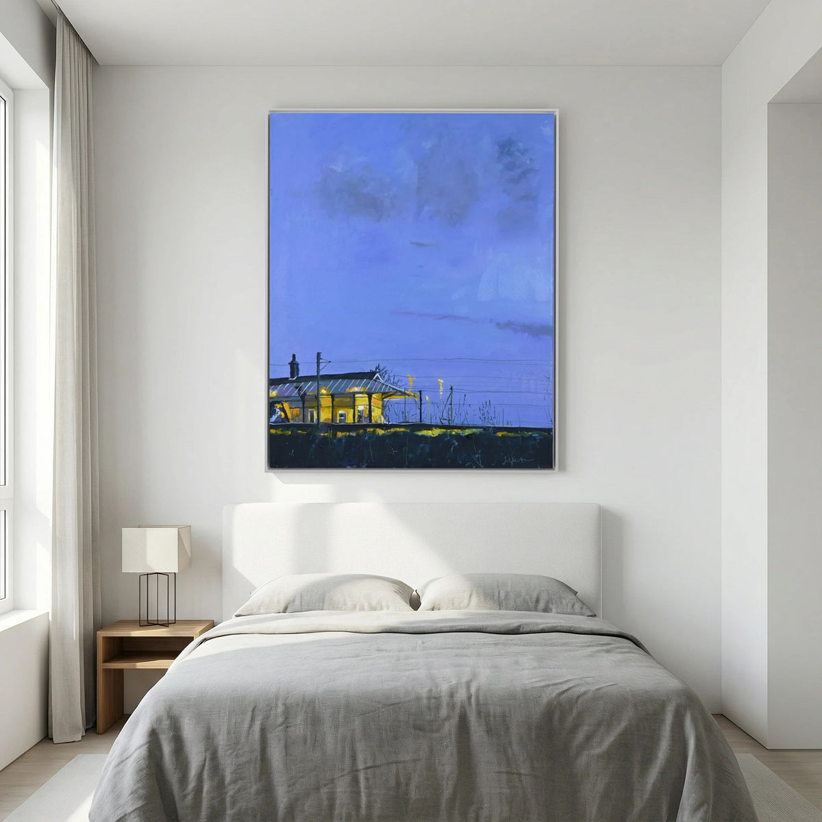 Cathcart Train Station, Glasgow, Fine Art Print on Canvas