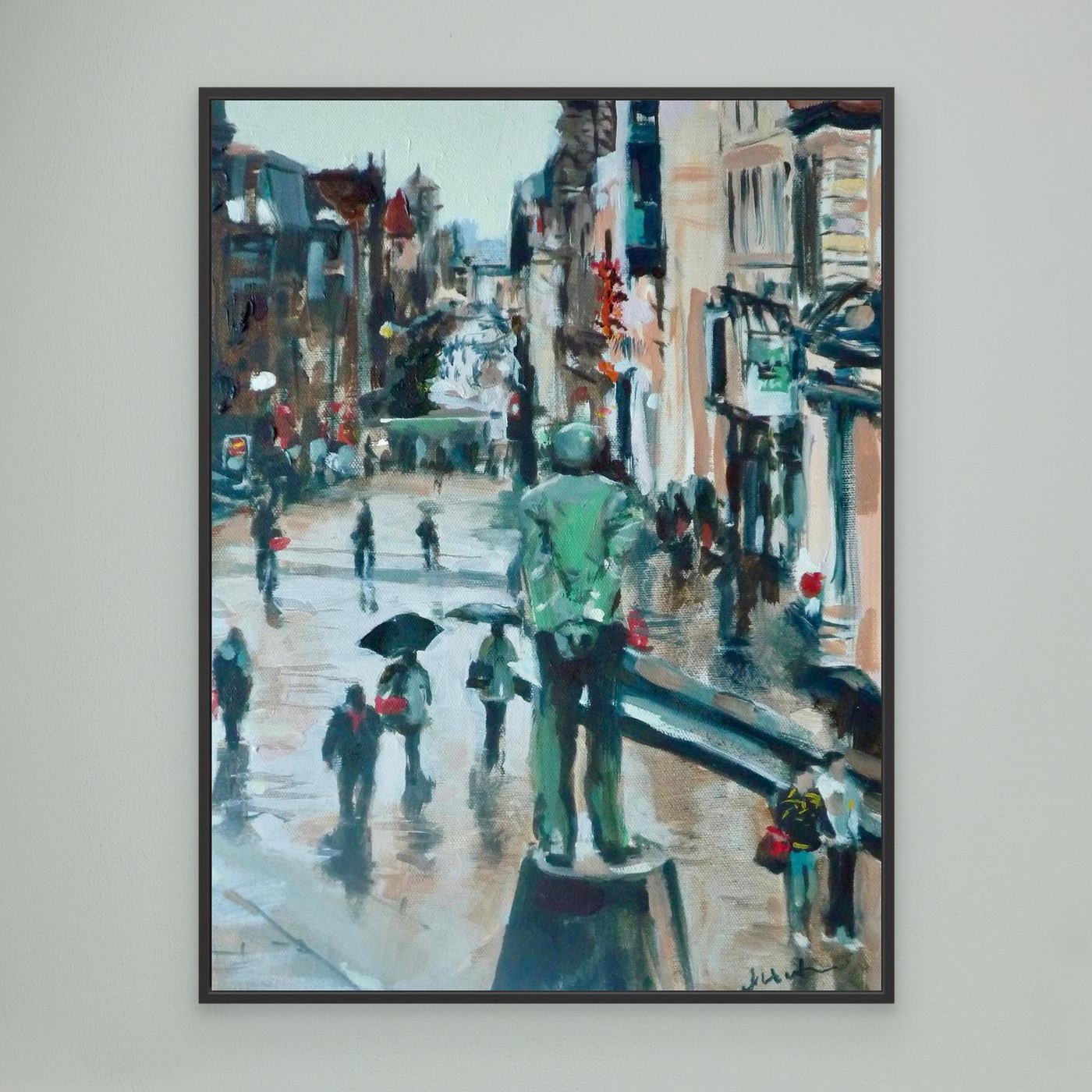  Donald Dewar, Glasgow, Fine Art Print on Canvas 