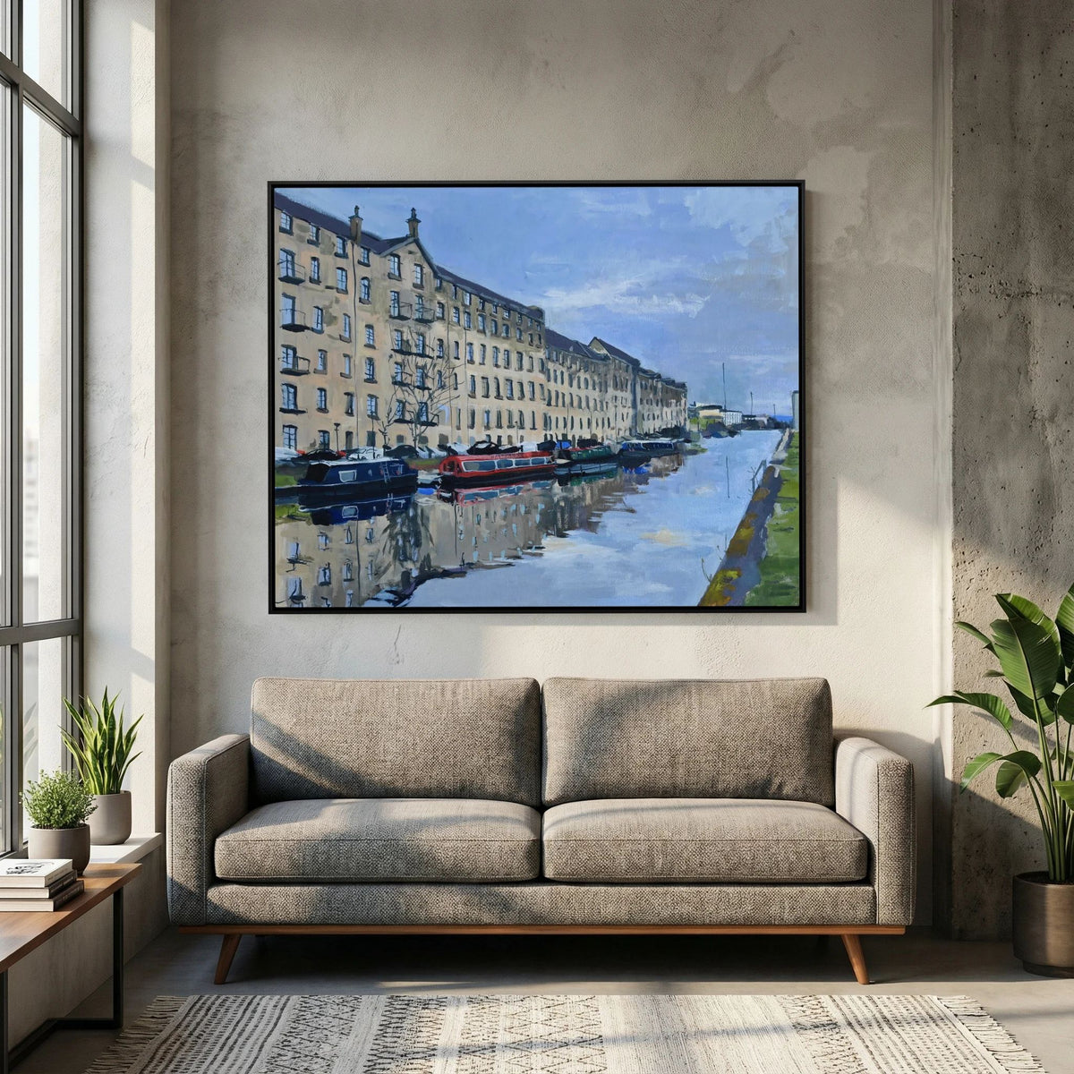 Speir’s Wharf, Glasgow, Fine Art Print on Canvas