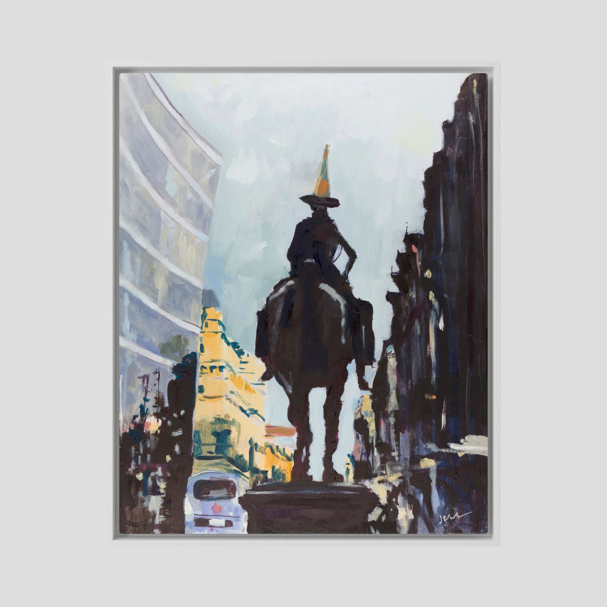 The Duke, Glasgow | Fine Art Print on Paper | Duke of Wellington Statue, Royal Exchange Square
