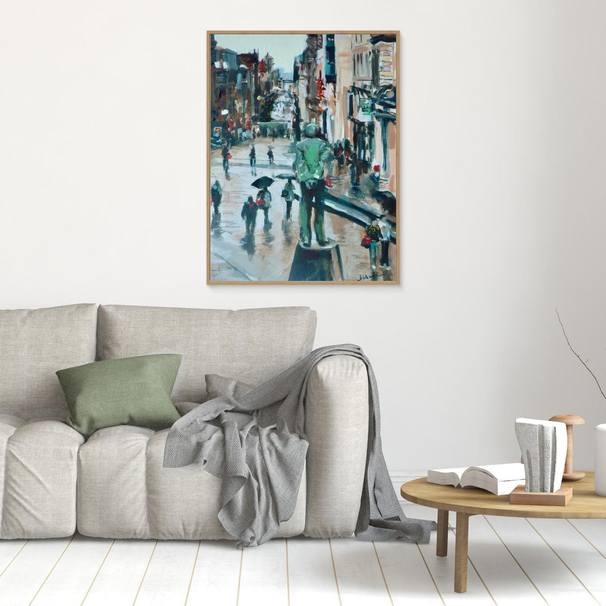 Donald Dewar, Glasgow, Fine Art Print on Canvas 