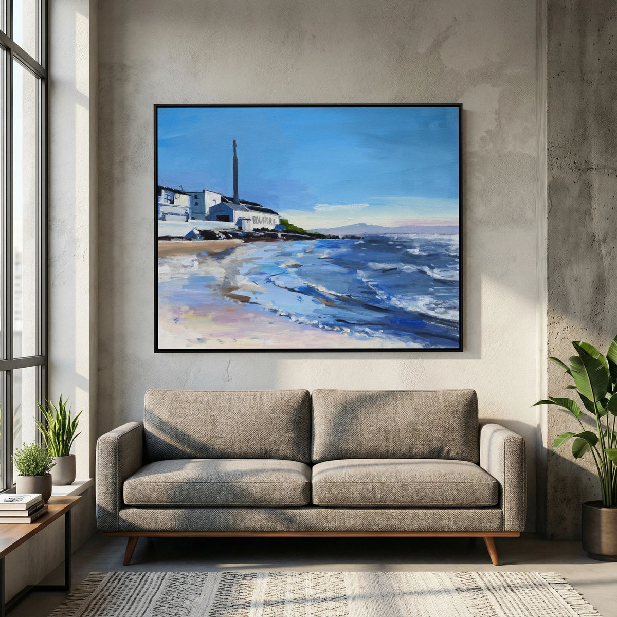 Bowmore Distillery, Isle of Islay, Fine Art Print on Canvas