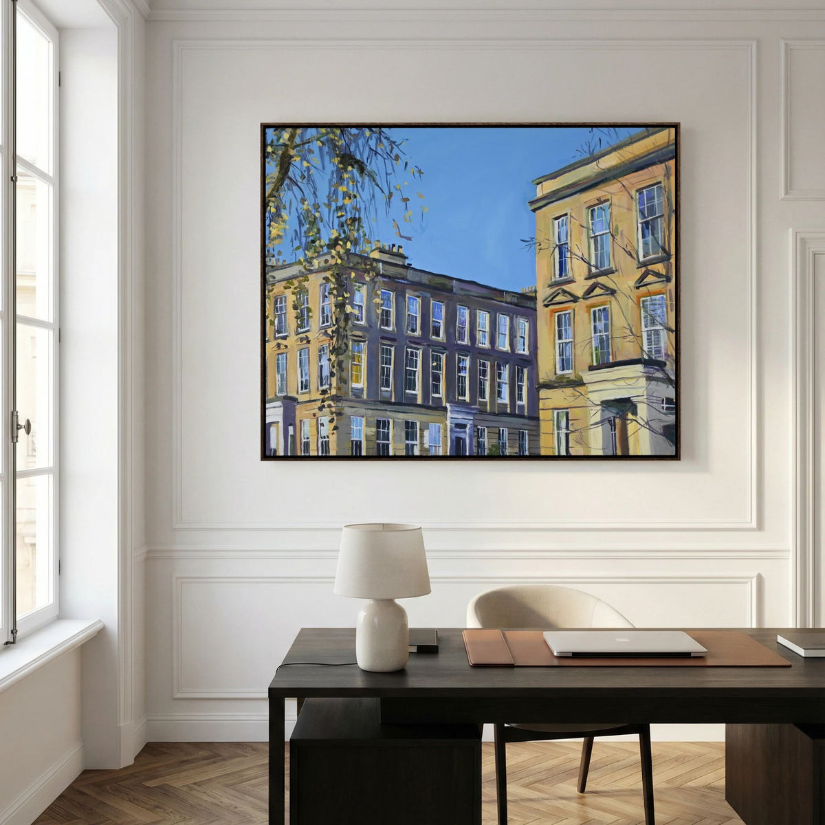 St Vincent Crescent, Finnieston, Glasgow, Fine Art Canvas Print