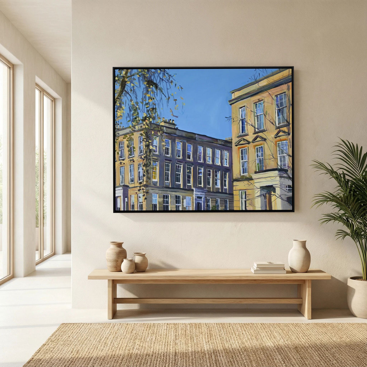 St Vincent Crescent, Finnieston, Glasgow, Fine Art Canvas Print