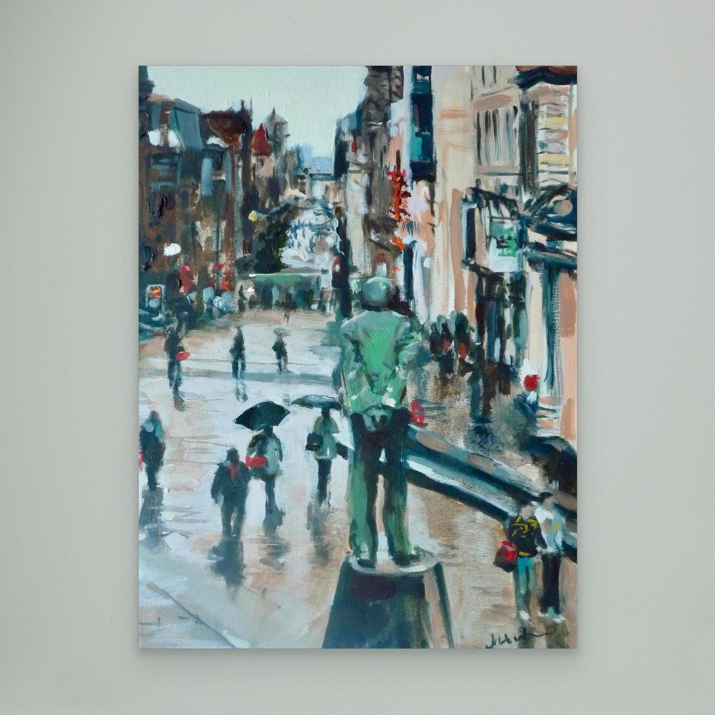  Donald Dewar, Glasgow, Fine Art Print on Canvas 