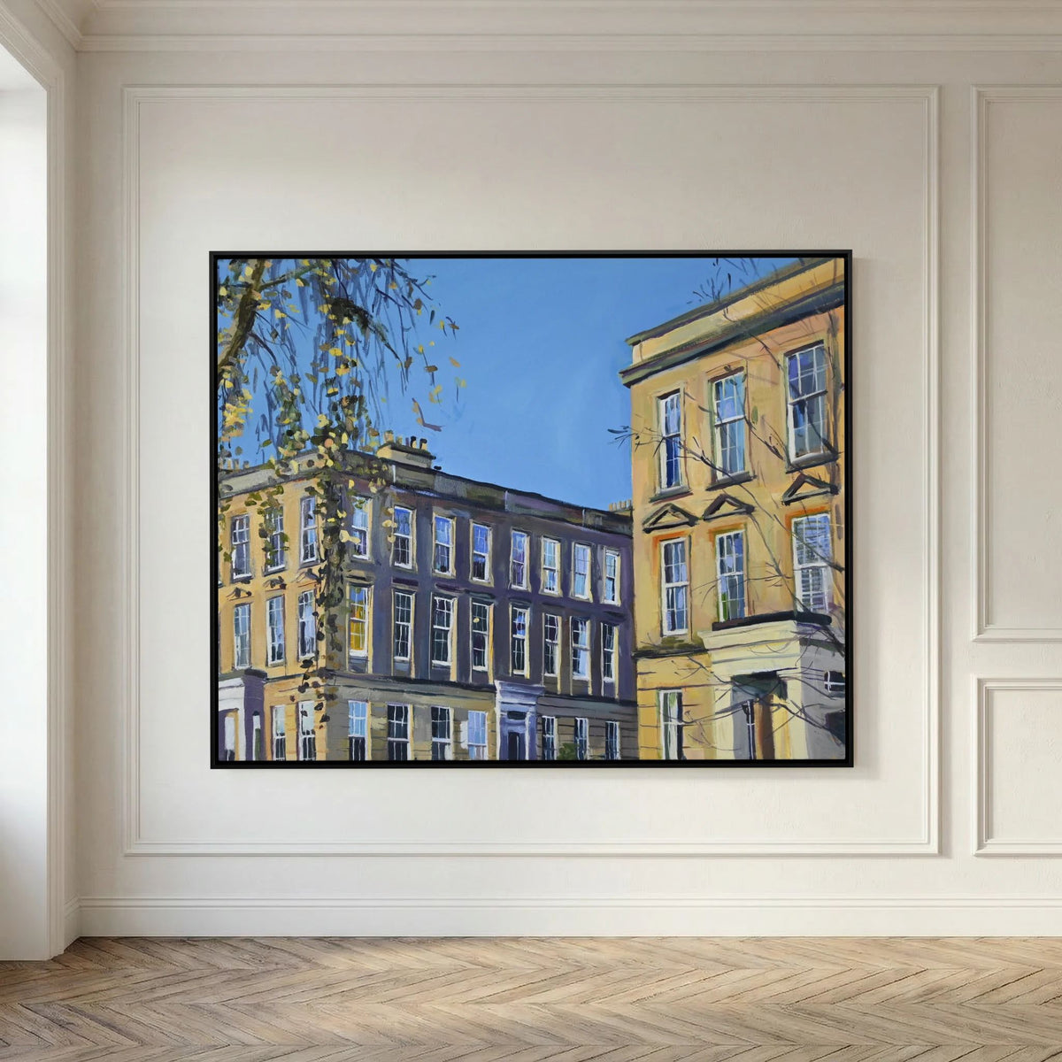 St Vincent Crescent, Finnieston, Glasgow, Fine Art Canvas Print