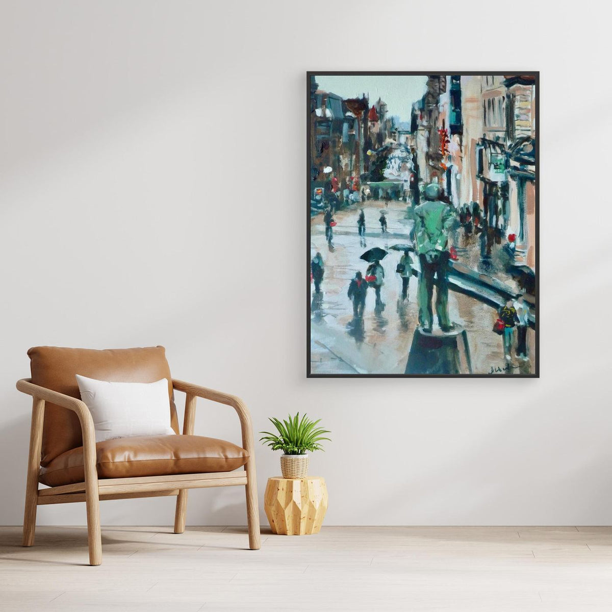  Donald Dewar, Glasgow, Fine Art Print on Canvas 