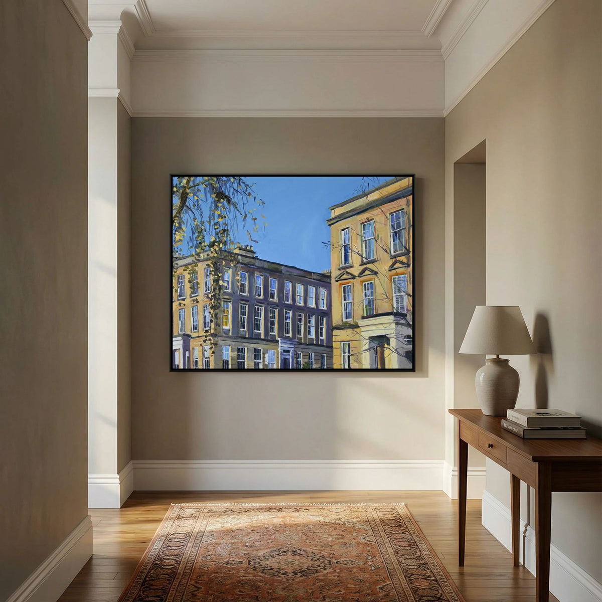 St Vincent Crescent, Finnieston, Glasgow, Fine Art Canvas Print
