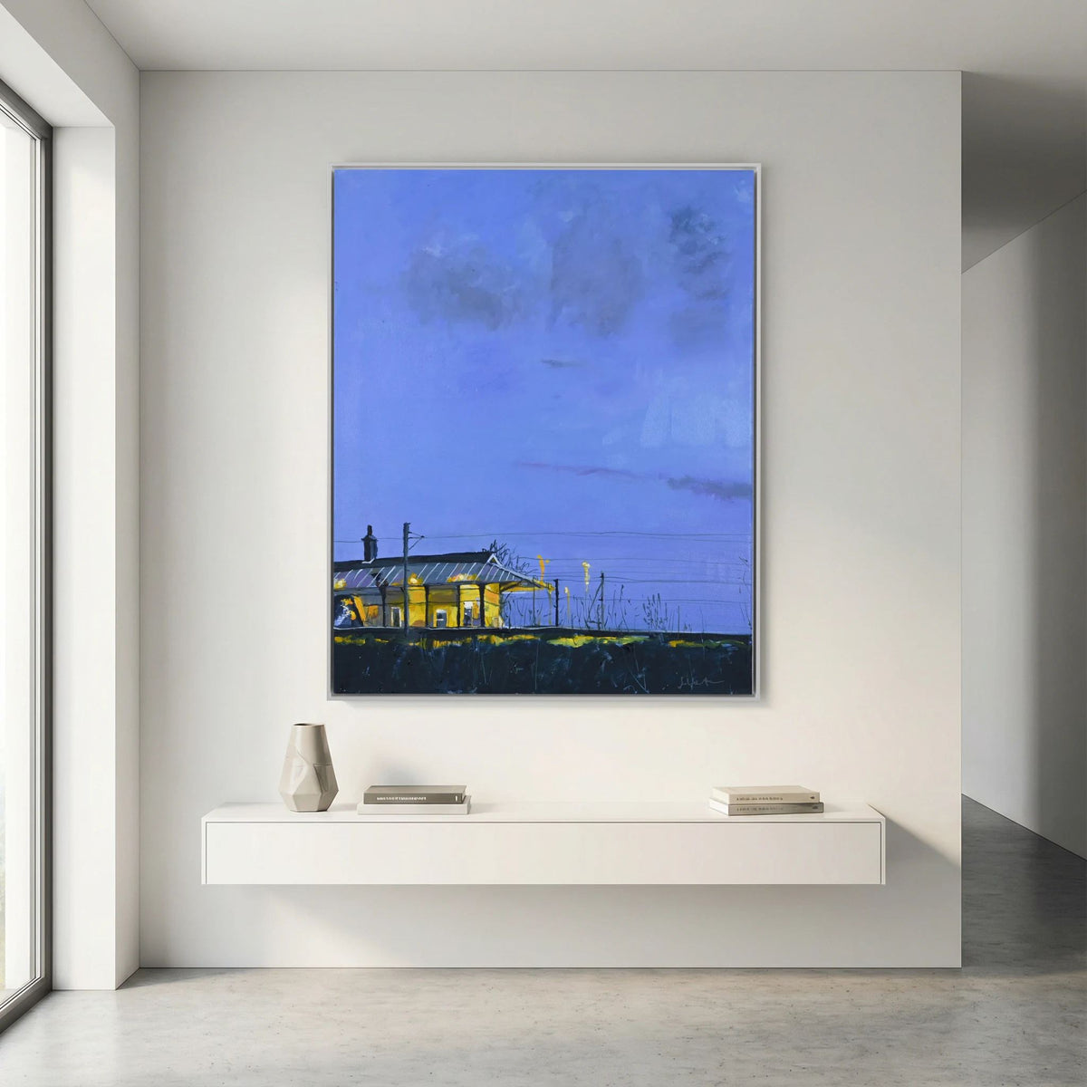Cathcart Train Station, Glasgow, Fine Art Print on Canvas