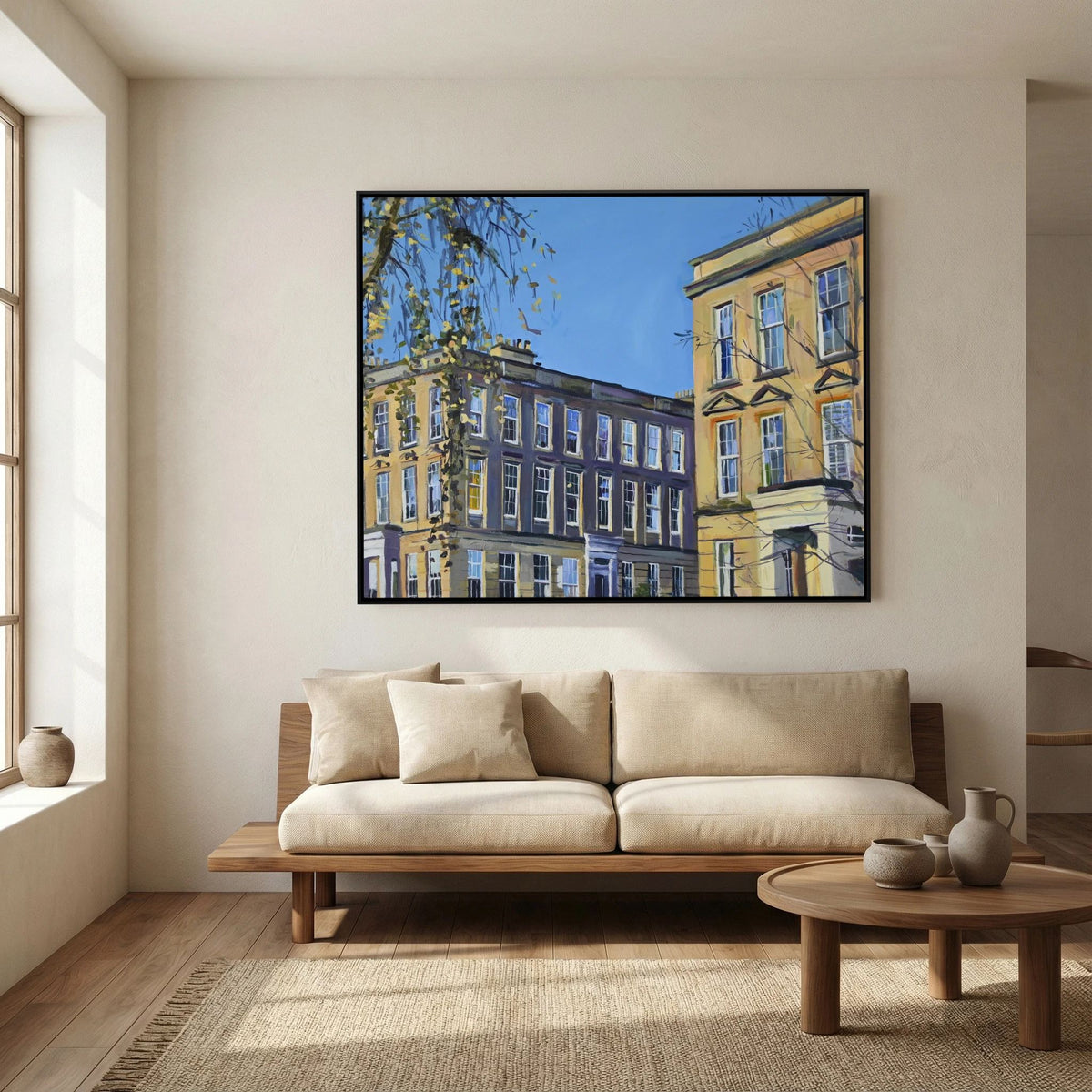 St Vincent Crescent, Finnieston, Glasgow, Fine Art Canvas Print