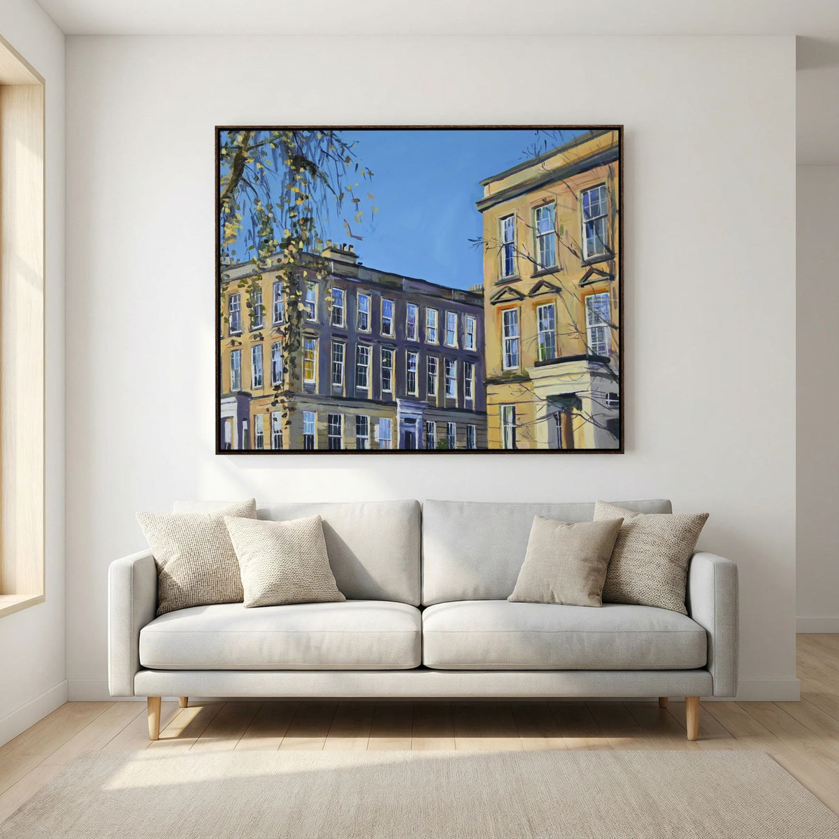 St Vincent Crescent, Finnieston, Glasgow, Fine Art Canvas Print