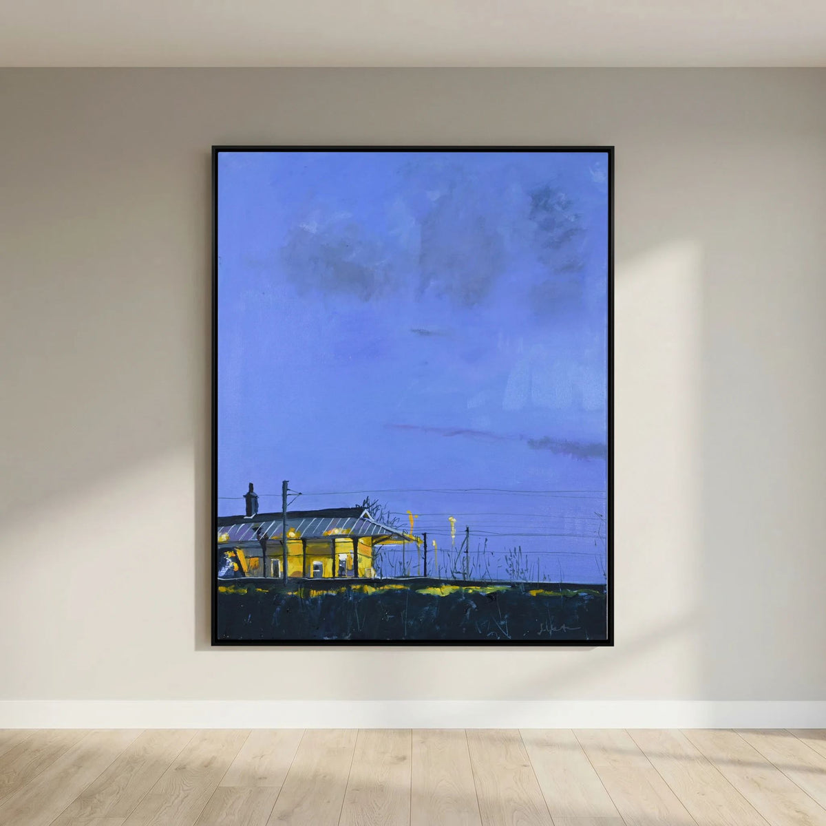 Cathcart Train Station, Glasgow, Fine Art Print on Canvas
