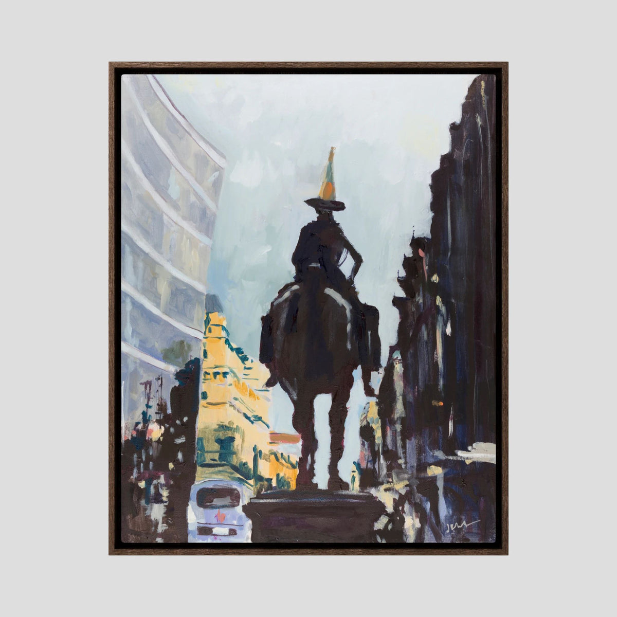 The Duke, Glasgow | Fine Art Print on Paper | Duke of Wellington Statue, Royal Exchange Square