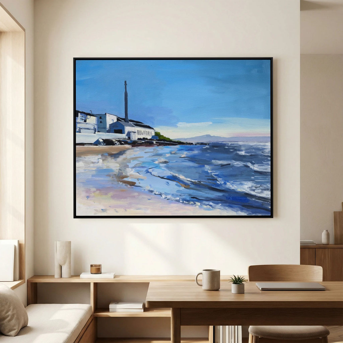 Bowmore Distillery, Isle of Islay, Fine Art Print on Canvas