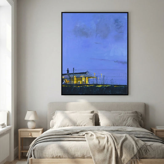 Cathcart Train Station, Glasgow, Fine Art Print on Canvas