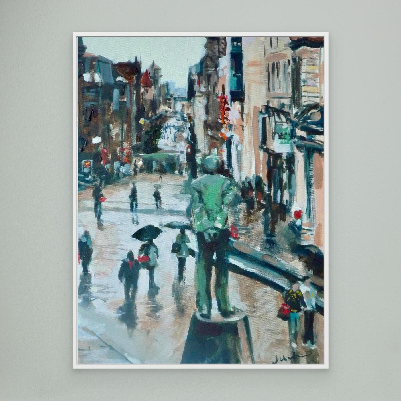  Donald Dewar, Glasgow, Fine Art Print on Canvas 