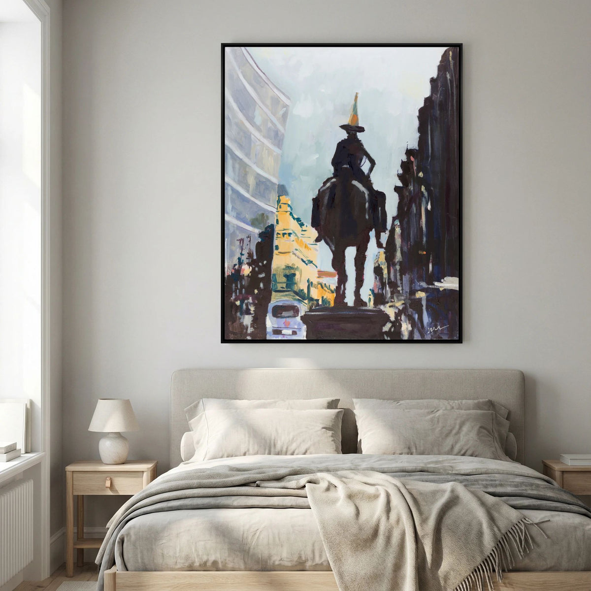 The Duke, Glasgow | Fine Art Print on Paper | Duke of Wellington Statue, Royal Exchange Square