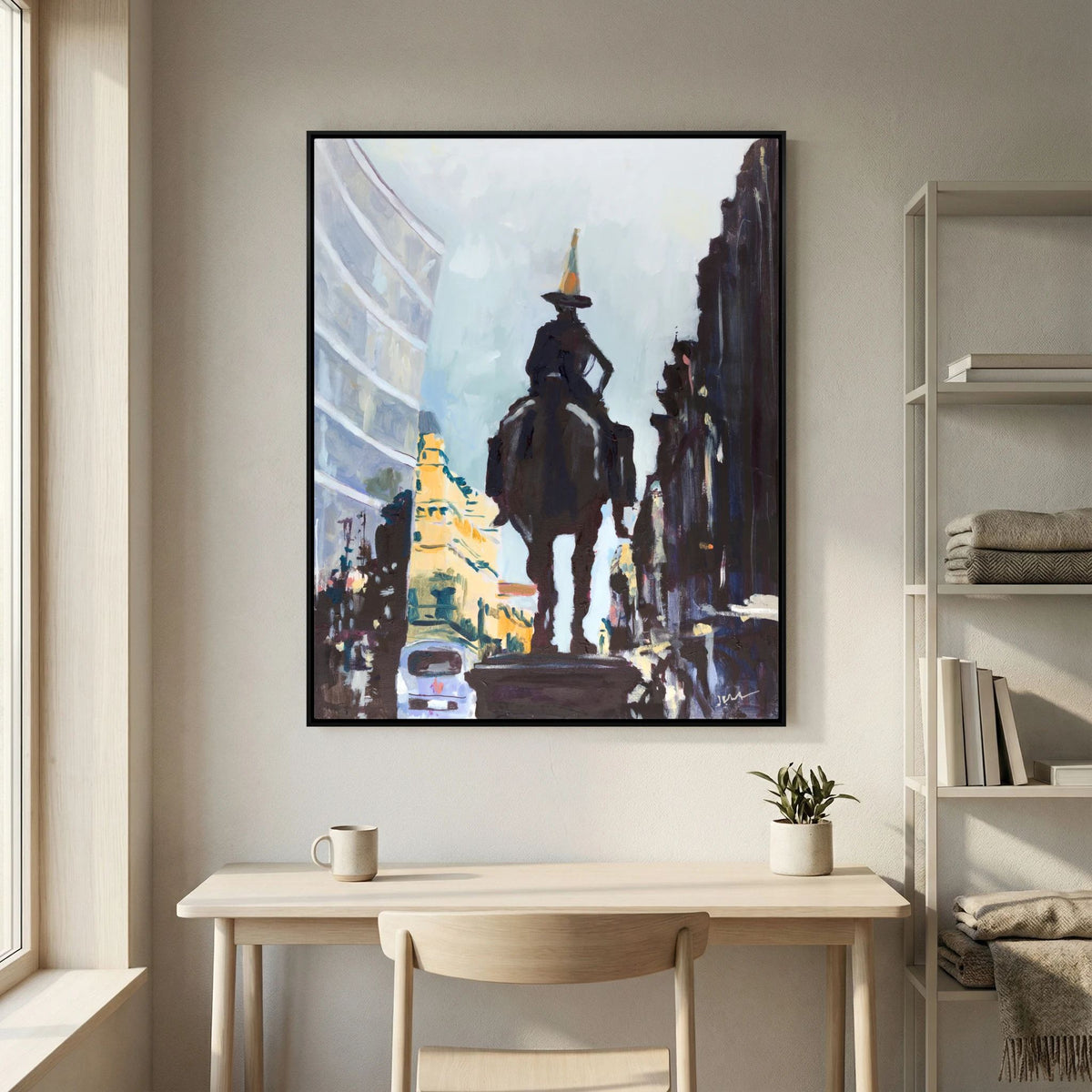 The Duke, Glasgow | Fine Art Print on Paper | Duke of Wellington Statue, Royal Exchange Square