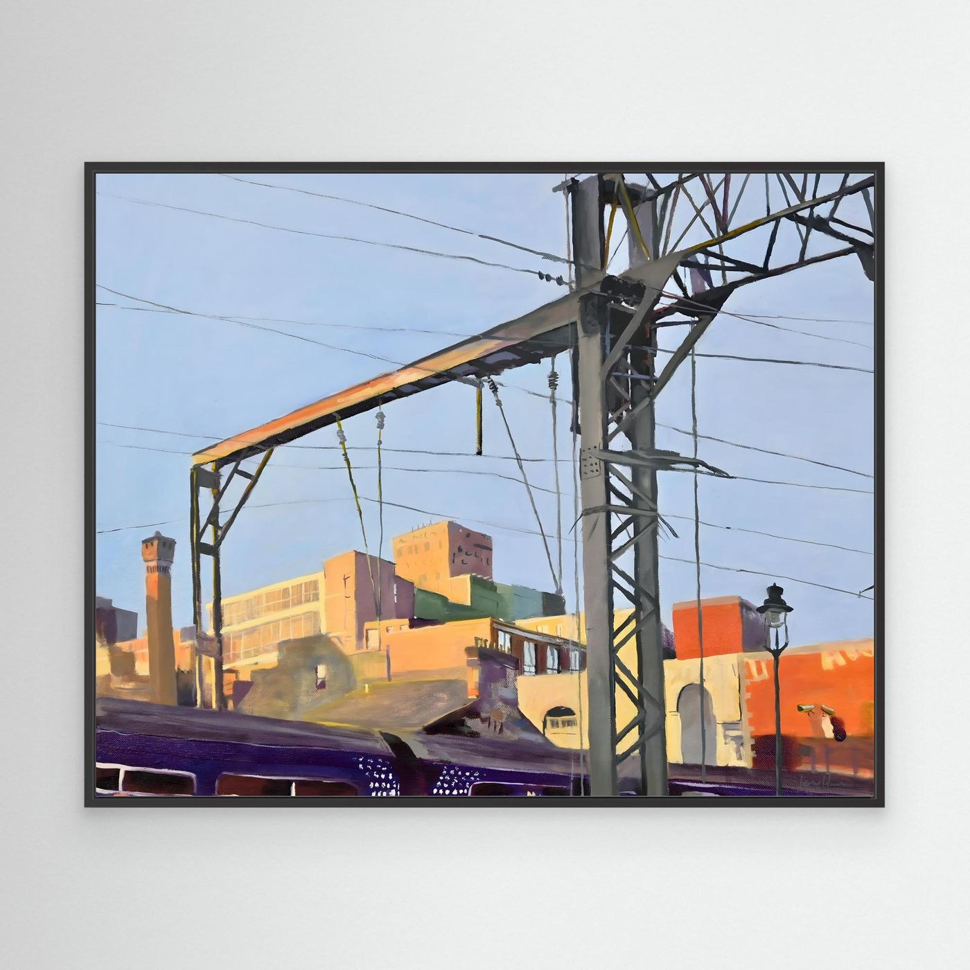 Coming into Central Train Station, Fine Art Canvas Print