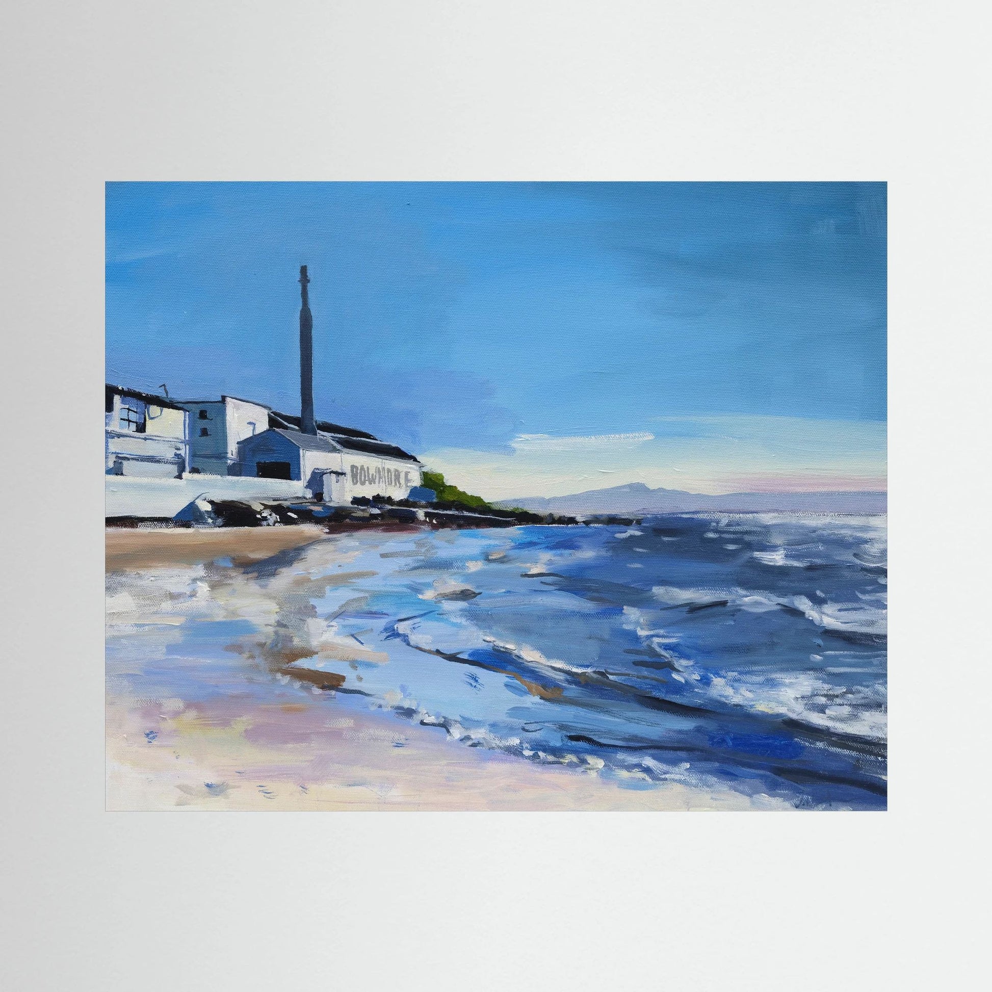 Bowmore Distillery, Isle of Islay, Fine Art Print on Canvas