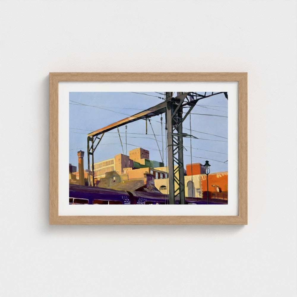Coming into Central Train Station, Fine Art Print on Paper