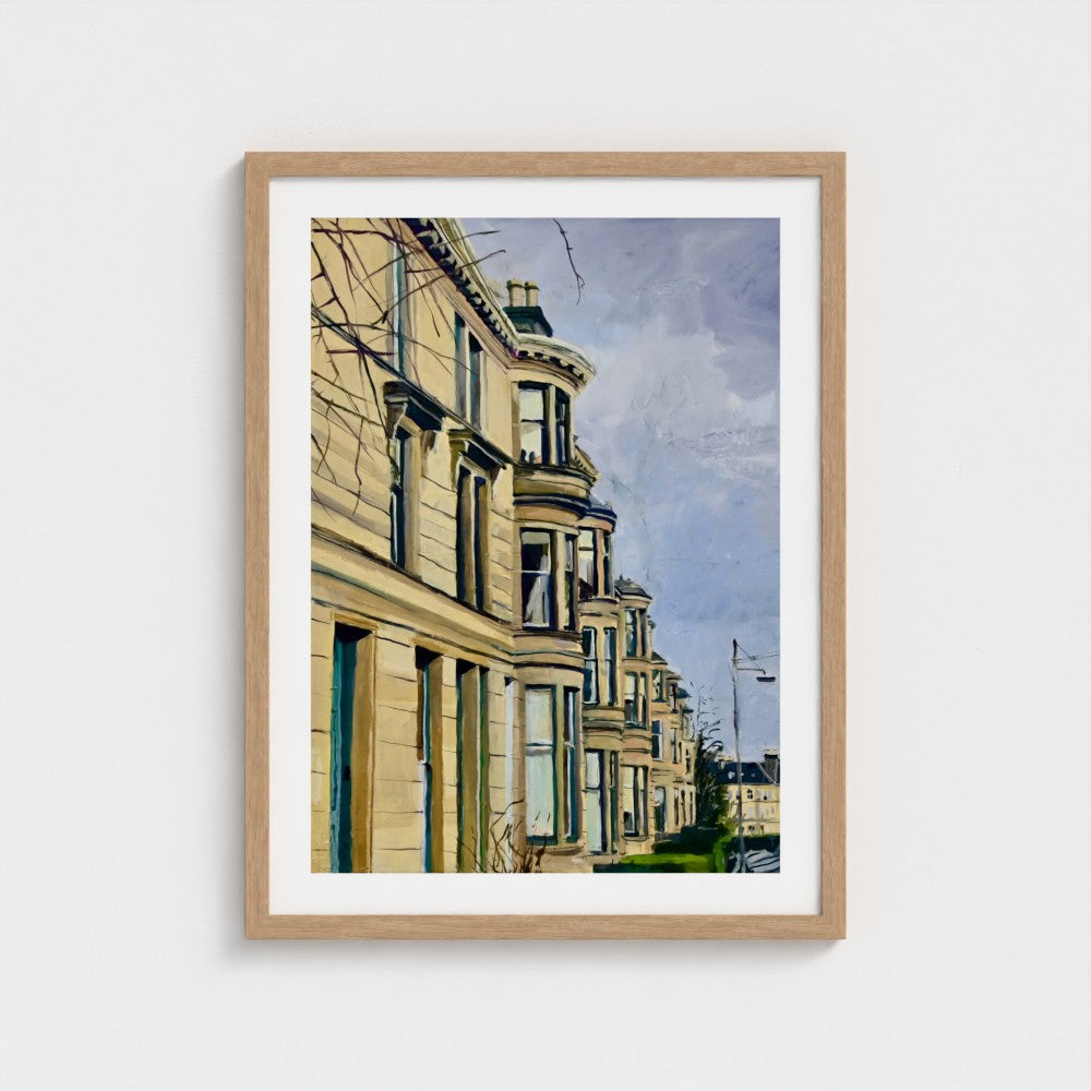 Glencairn Drive, Glasgow, Fine Art Print on Paper