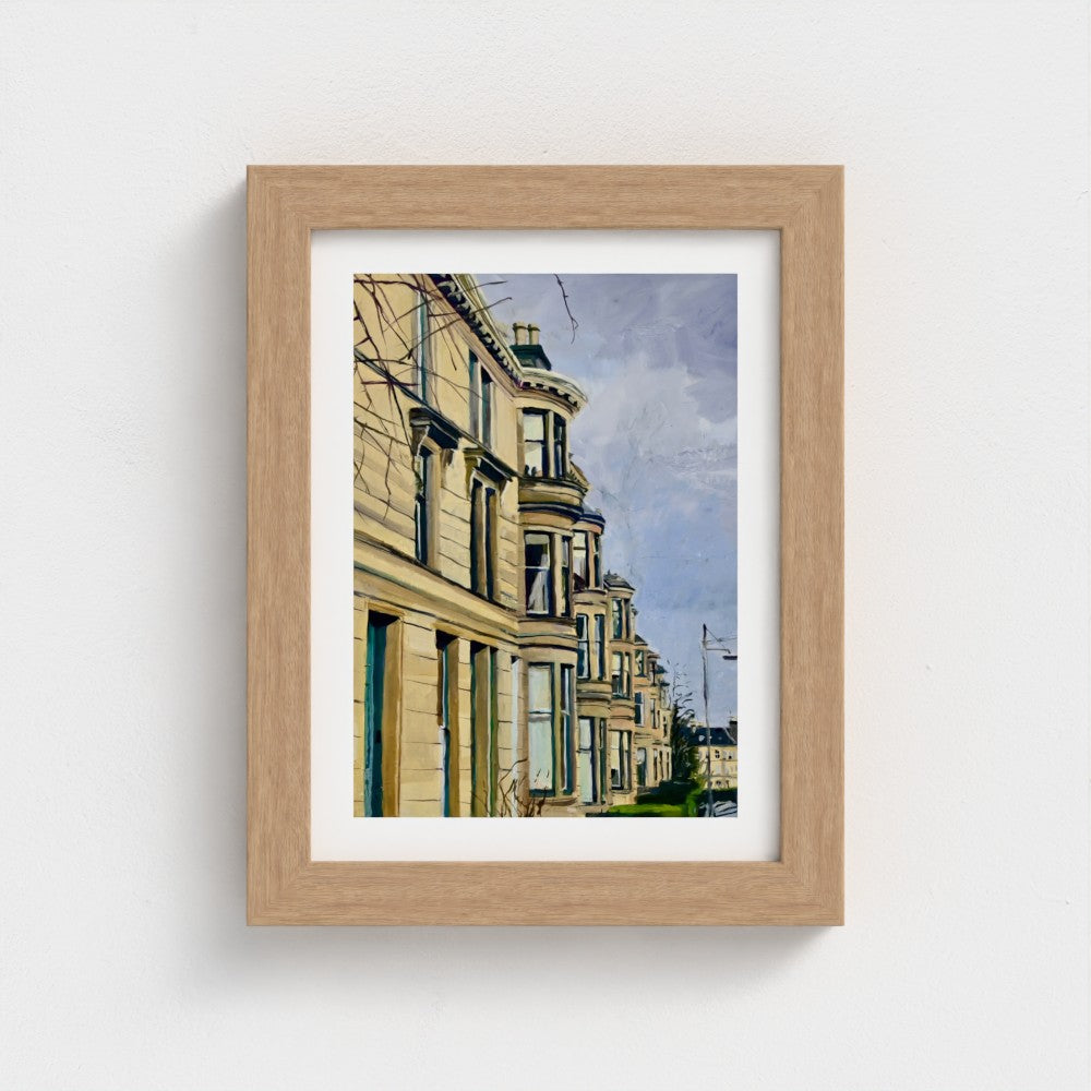 Glencairn Drive, Glasgow, Fine Art Print on Paper