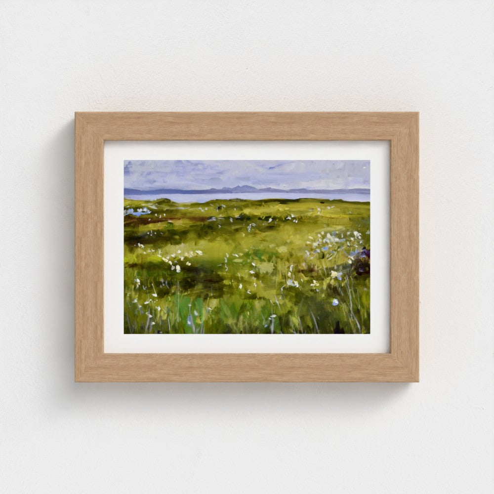 Yellow Machair, Island of Coll | Giclée Fine Art Print on Paper | Hebridean Landscape | Jenny Hunter