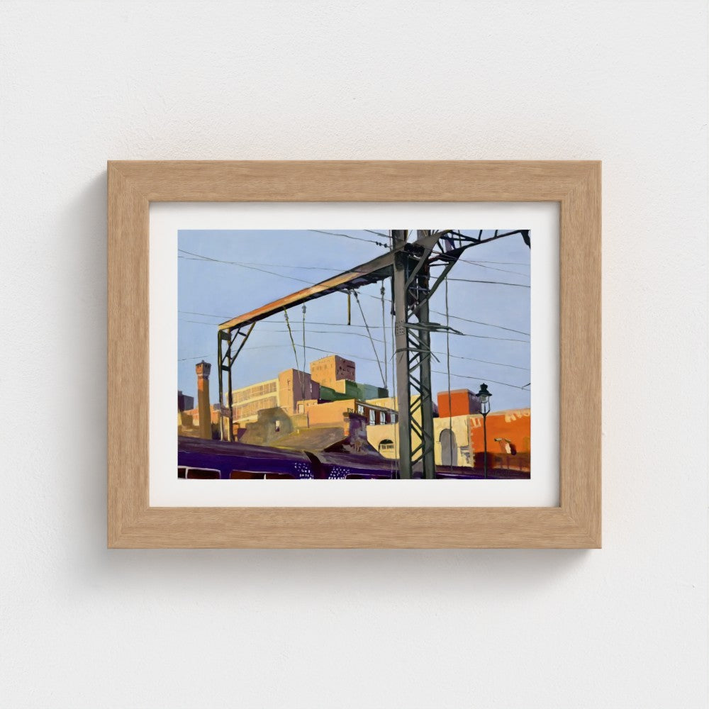 Coming into Central Train Station, Fine Art Print on Paper