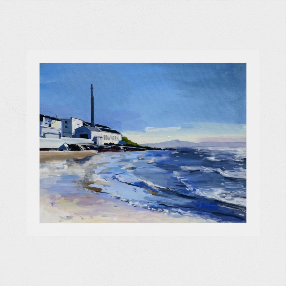 Bowmore Distillery, Isle of Islay, Fine Art Print on Paper