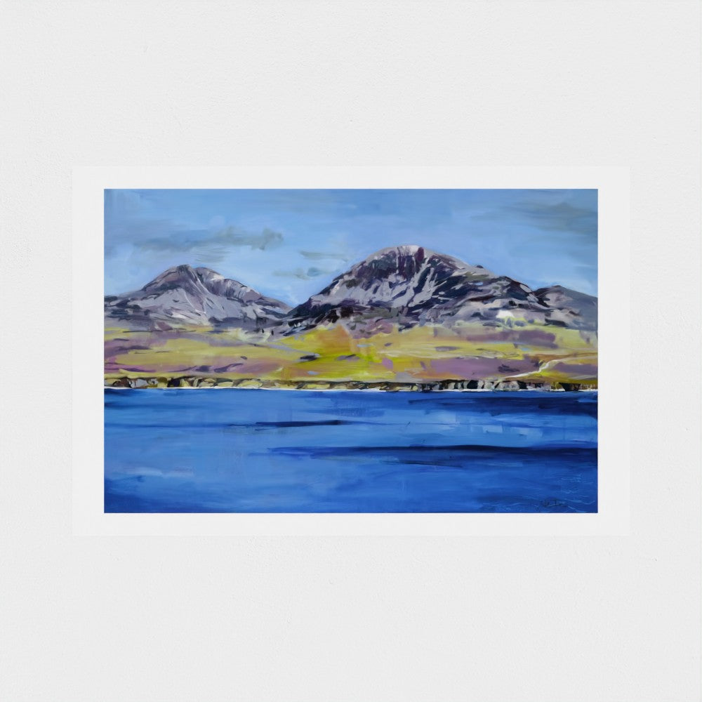 Paps of Jura, Isle of Islay, Fine Art Print on Paper