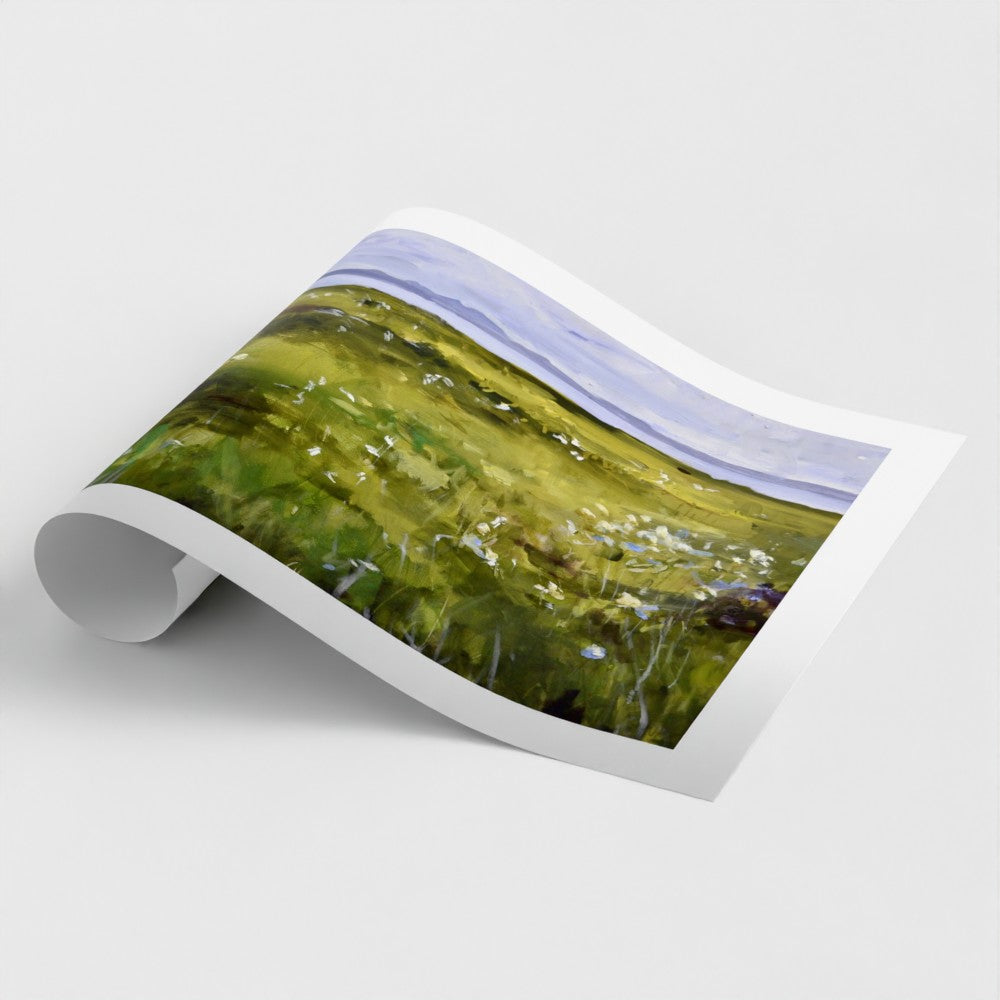 Yellow Machair, Island of Coll | Giclée Fine Art Print on Paper | Hebridean Landscape | Jenny Hunter