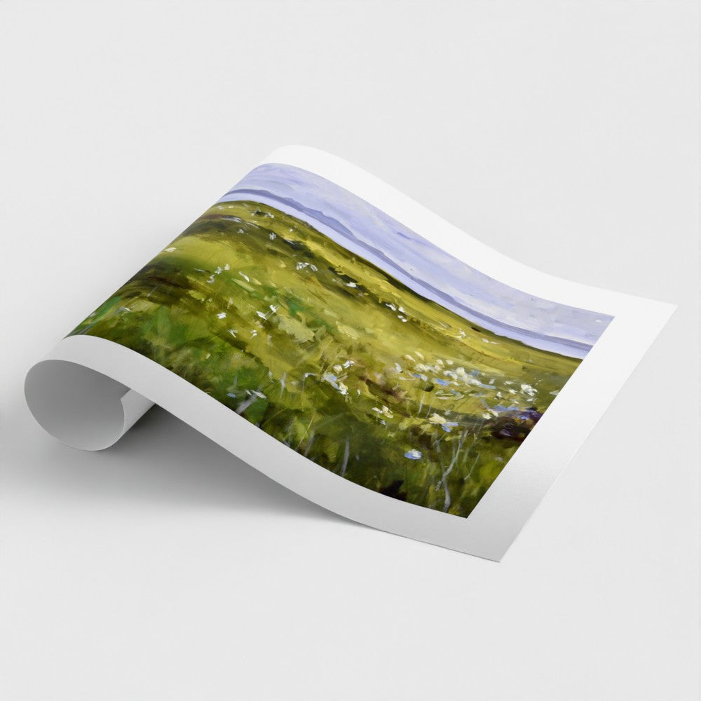 Yellow Machair, Island of Coll | Giclée Fine Art Print on Paper | Hebridean Landscape | Jenny Hunter