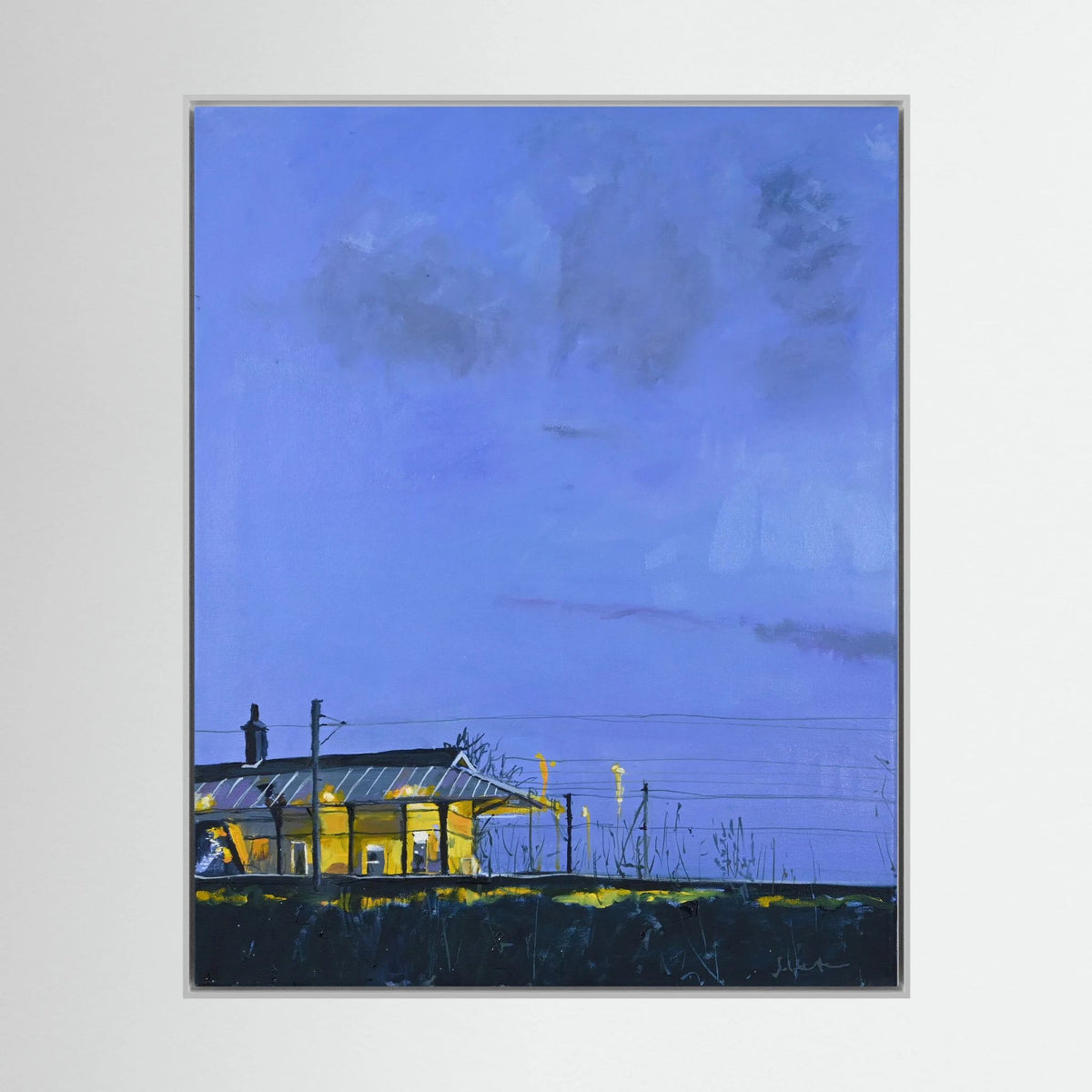 Cathcart Train Station, Glasgow, Fine Art Print on Canvas