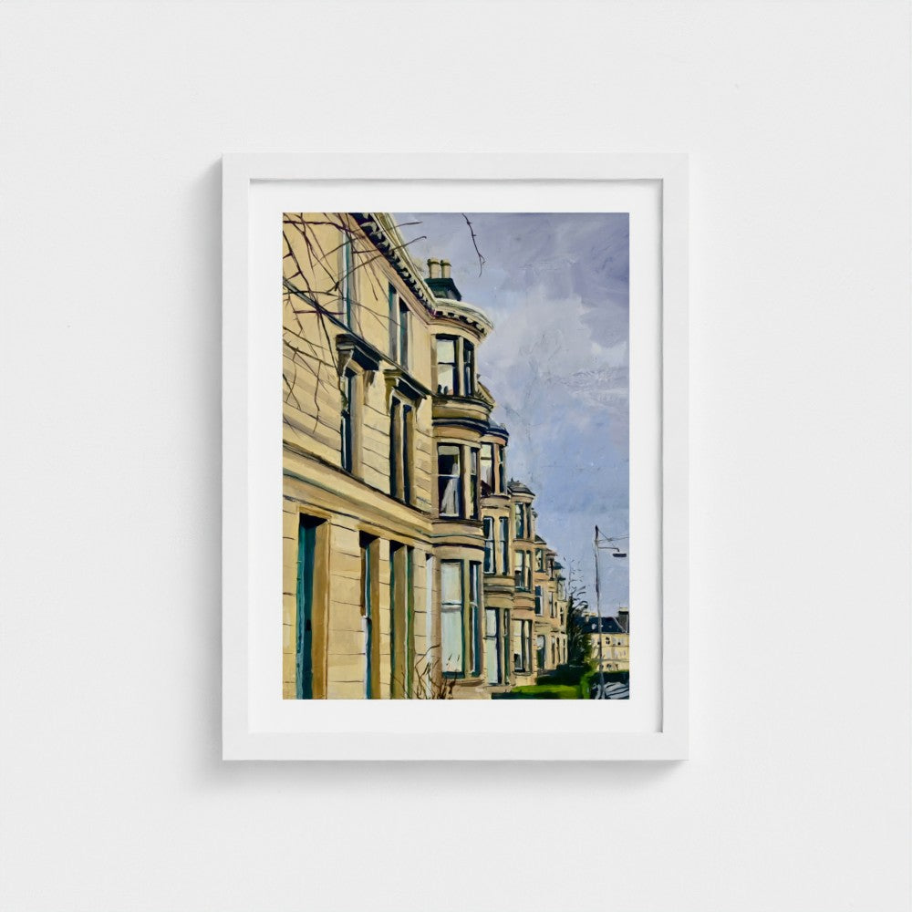 Glencairn Drive, Glasgow, Fine Art Print on Paper