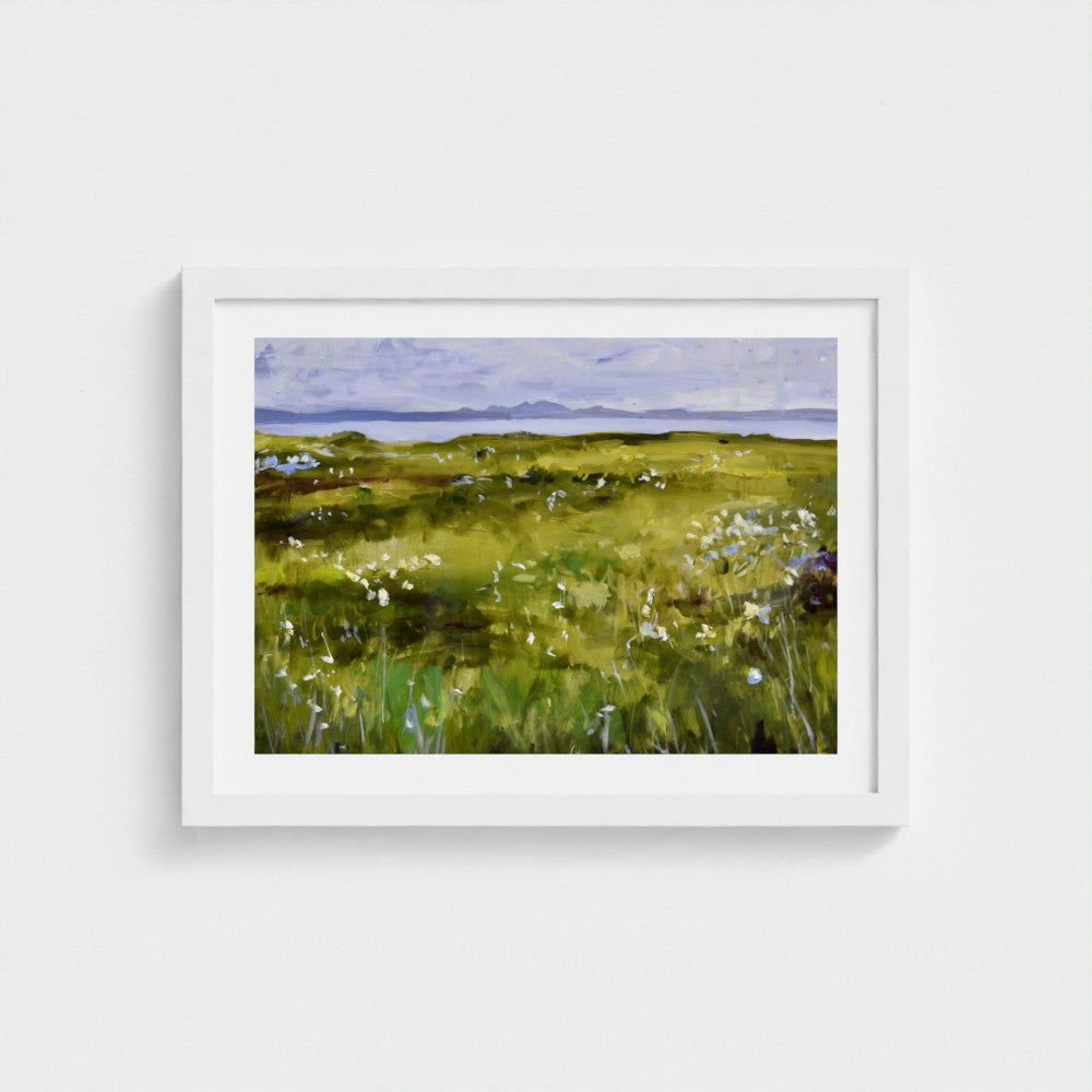 Yellow Machair, Island of Coll | Giclée Fine Art Print on Paper | Hebridean Landscape | Jenny Hunter
