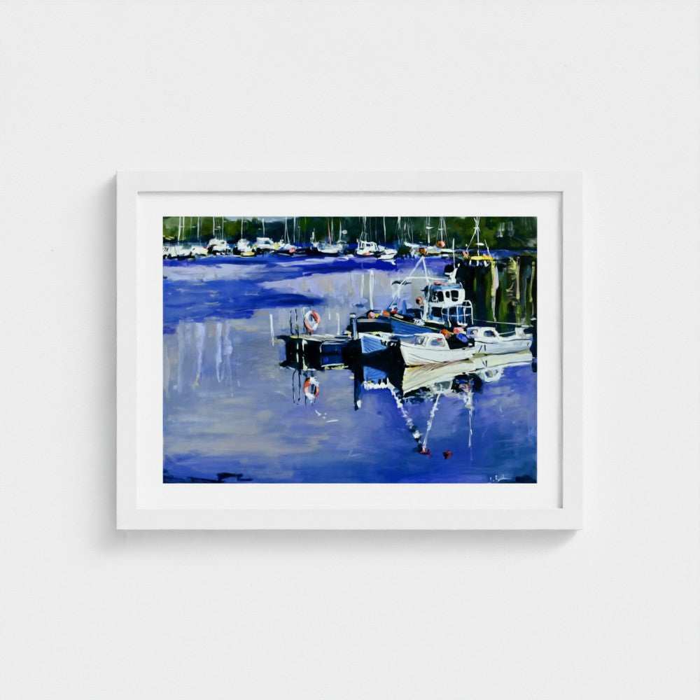Tarbert Boats, Loch Fyne, West Coast Scotland | Fine Art Print on Paper | Fishing Village Harbour | Jenny Hunter