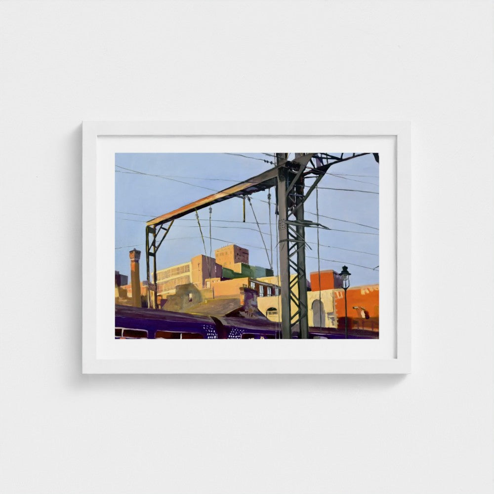 Coming into Central Train Station, Fine Art Print on Paper