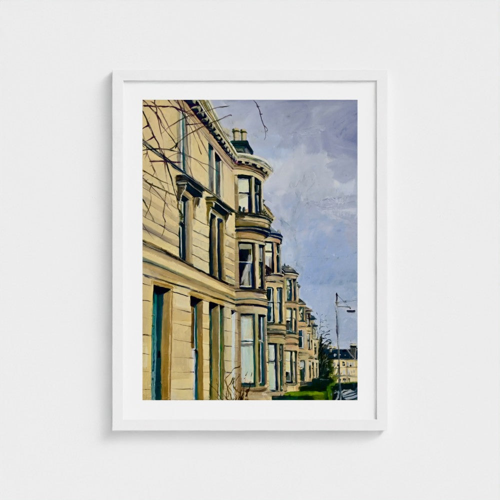 Glencairn Drive, Glasgow, Fine Art Print on Paper