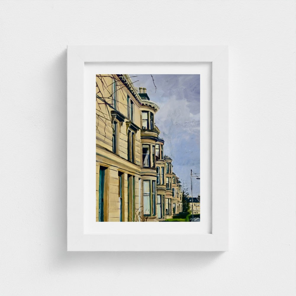 Glencairn Drive, Glasgow, Fine Art Print on Paper