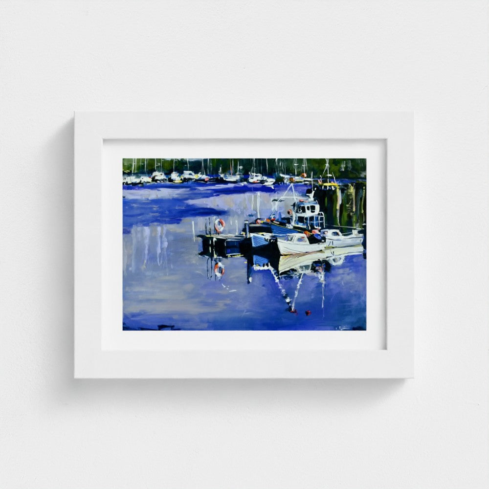 Tarbert Boats, Loch Fyne, West Coast Scotland | Fine Art Print on Paper | Fishing Village Harbour | Jenny Hunter