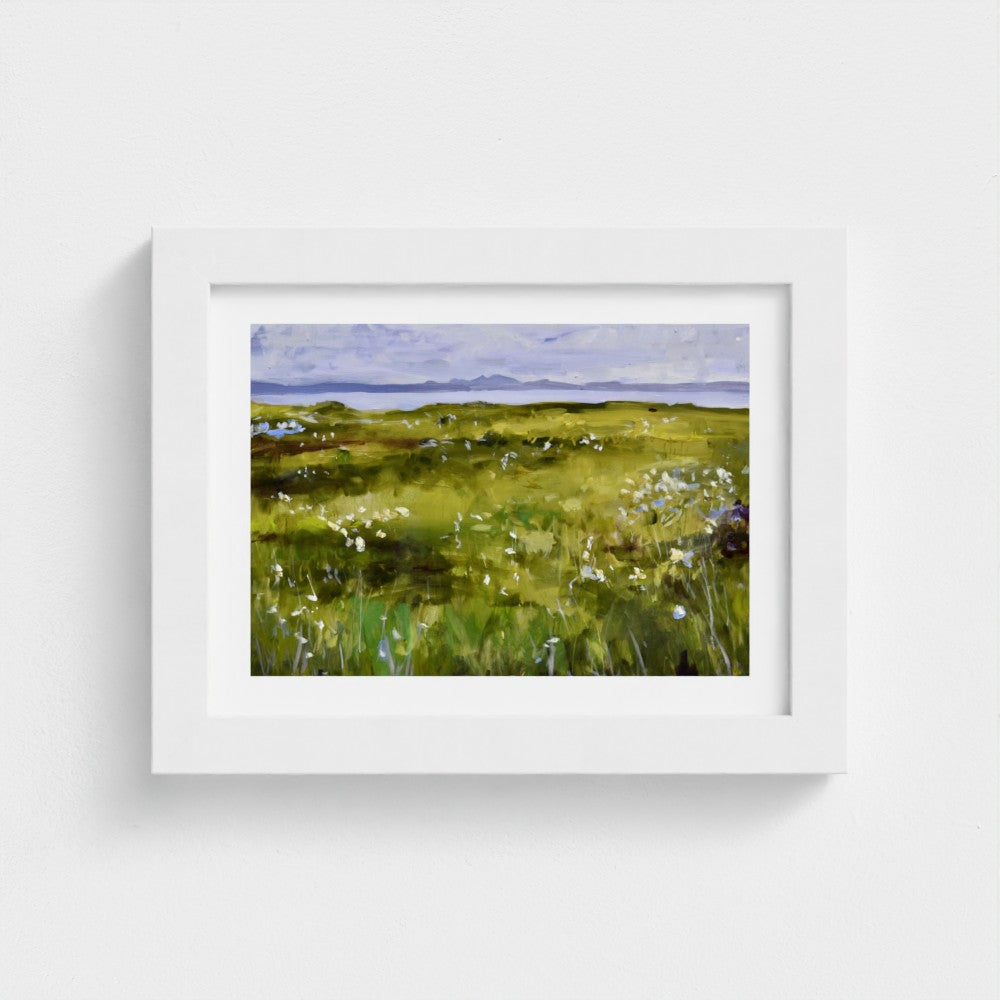 Yellow Machair, Island of Coll | Giclée Fine Art Print on Paper | Hebridean Landscape | Jenny Hunter