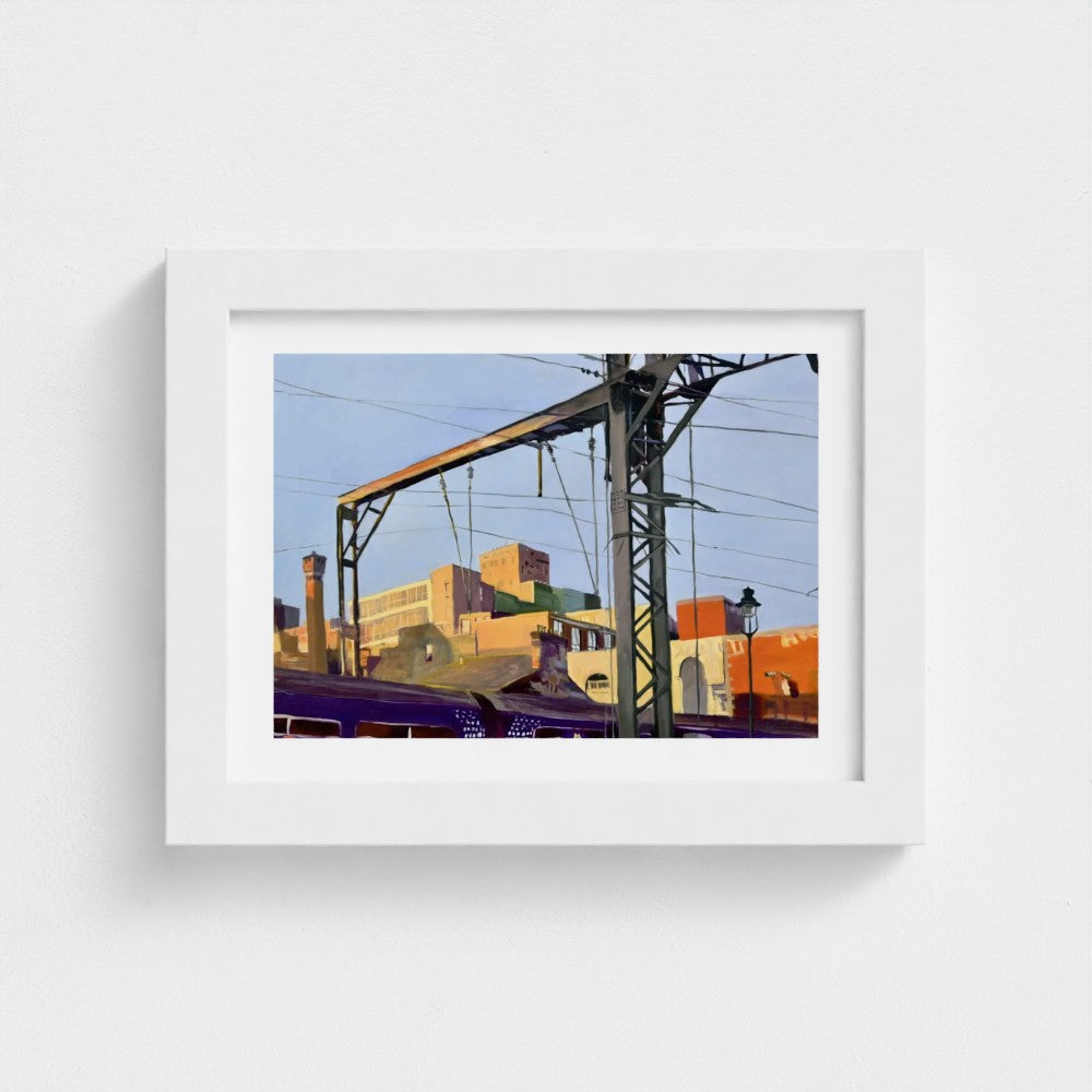 Coming into Central Train Station, Fine Art Print on Paper